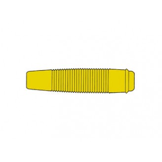 GEÏSOLEERDE SOEPELE CONTRA BANAANSTEKKER VOOR BANAANSTEKKERS 4mm / GEEL (KUN 30)