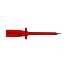 TEST PROBE WITH SPRING WIRE TIP, FEMALE SOCKET 4mm, RED - PRUF2610FT