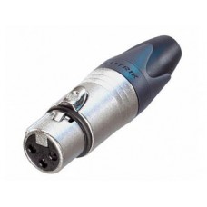NEUTRIK - XLR KABELDEEL, 3-POLIG VROUWELIJK, VERZILVERD, VERNIKKELD