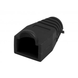 SOEPELE HULS VOOR MODULAIRE PLUG RJ45 - ZWART