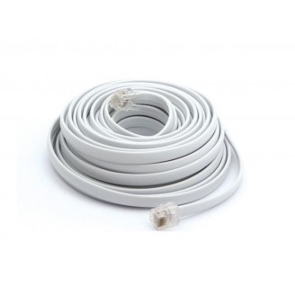 VERLENGSNOER MET 6P6C PLUG NAAR 6P6C PLUG - 8m