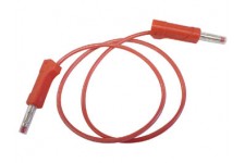 KABEL MET BANAANPLUGGEN / ROOD 50cm KABEL MET BANAANPLUGGEN / ROOD 50cm