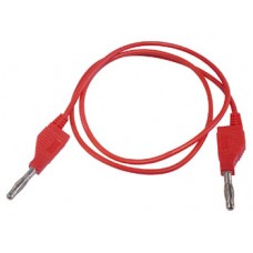 MEETSNOEREN (SPUITGEGOTEN BANAANPLUGGEN 4mm) / ROOD