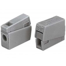 VERLICHTINGSCONNECTOR, 2.5mm, 105°, GREY