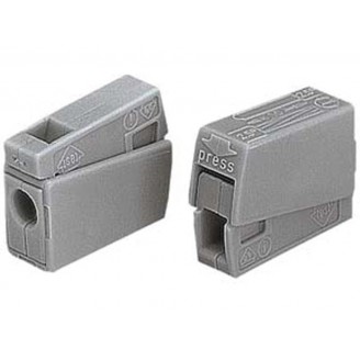 VERLICHTINGSCONNECTOR, 2.5mm, 105°, GREY