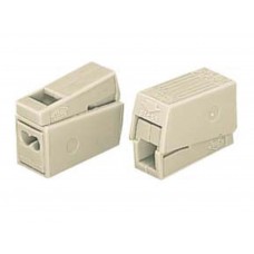 VERLICHTINGSCONNECTOR, 2.5mm, 2 RIGID - 1 FLEXIBEL, 105°, WHITE