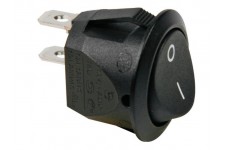 ZWARTE TUIMELSCHAKELAAR 1P SPST OFF-ON ZWARTE TUIMELSCHAKELAAR 1P SPST OFF-ON