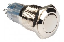 RONDE METALEN SCHAKELAAR DPDT 2NO 2NC