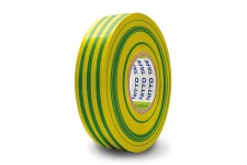 NITTO - ISOLATIETAPE - GROEN/GEEL - 19 mm x 10 m