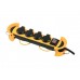 ROBUUSTE STEKKERDOOS - 4-VOUDIG - KABELMANAGEMENT - IP44 - 3m KABEL - RANDAARDE