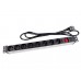 8-VOUDIGE STEKKERDOOS - PENAARDE - VOOR 19" RACK
