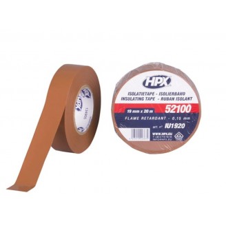 PVC isolatietape VDE - bruin 19mm x 20m