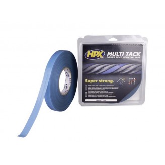 Dubbelzijdige multi-tack tape - semitransparant - 19 mm x 25 m