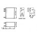 VERTICAAL RELAIS 10A/30VDC-220VAC,1 x WISSEL 12Vdc