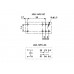 VERTICAAL RELAIS 5A/30VDC-220VAC 2 x WISSEL 6Vdc