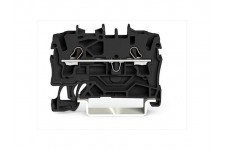 2-draads doorgangsklemmenblok 2,5 mm², zwart