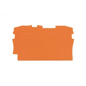 Eind- en tussenplaat 0,8 mm dik, oranje