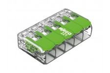 Compacte lasstekker 5 x 0,2 - 4 mm² voor alle draadtypes - groen