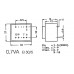 INGEGOTEN TRANSFORMATOR 0.7VA 1 x 15V / 1 x 0.046A