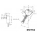 STAPPENMOTOR 12VDC 60mA (HOEK 7.5° / 85 STAPPEN)