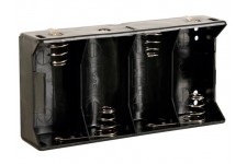 BATTERIJHOUDER VOOR 4 x D-CELL (MET SOLDEERLIPPEN) BATTERIJHOUDER VOOR 4 x D-CELL (MET SOLDEERLIPPEN)