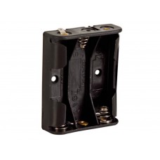 BATTERIJHOUDER VOOR 3 x AA-CEL (VOOR SOLDEERLIPPEN)
