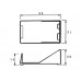 BATTERIJHOUDER VOOR 1 x 9V-CEL (MET DRADEN)