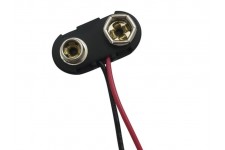 BATTERIJCLIP VOOR 1 x 9V-CEL ("T"-TYPE) BATTERIJCLIP VOOR 1 x 9V-CEL ("T"-TYPE)