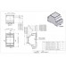 DIN-RAIL MODULE BOX - 3MG
