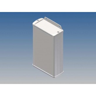 ALUMINIUM BEHUIZING - WIT - 145 x 85.8 x 36.9 mm - met flens