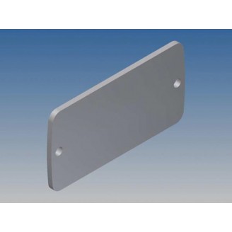 ALUMINIUM PANEEL VOOR TEKAM 1 - ZILVER - 59.9 x 30.8 x 2 mm