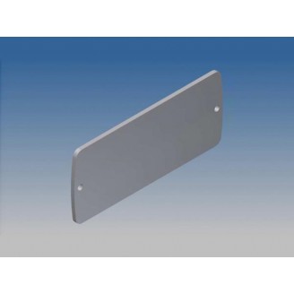 ALUMINIUM PANEEL VOOR TEKAM 2 - ZILVER - 85.8 x 36.9 x 2 mm