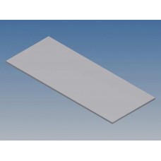 ALUMINIUM PANEEL VOOR 10001 / MC 11 - ZILVER - 77 x 31 x 1 mm
