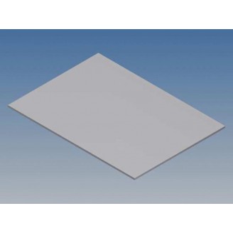 ALUMINIUM PANEEL VOOR 10003 / MC 22 - ZILVER - 77 x 55 x 1 mm