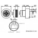 MAGNETISCHE BUZZER 6-28Vdc - FASTON MONTAGE