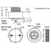 BUZZER MET REGELBAAR VOLUME 3-24vdc - PULSTOON - SCHROEFMONTAGE BUZZER MET REGELBAAR VOLUME 3-24vdc - PULSTOON - SCHROEFMONTAGE