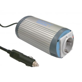 MEAN WELL - DC-AC INVERTER MET GEMODIFICEERDE SINUSGOLF - 150 W - DUITS STOPCONTACT