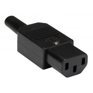 VROUWELIJKE AC-CONNECTOR - VOOR KABEL - 10 A