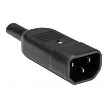 MANNELIJKE AC-CONNECTOR - VOOR KABEL - 10 A