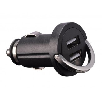 USB-LADER VOOR DE AUTO MET 2 x USB-AANSLUITING - 5V - 2.1A, 10.5W max.