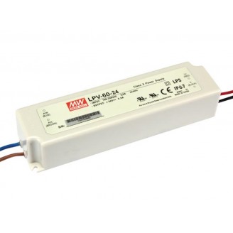 SCHAKELENDE VOEDING - 1 UITGANG - 60 W - 24 V