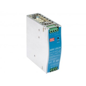 VOEDING - 1 UITGANG - 120 W - DIN-RAILMONTAGE - 24 V 5 A - VOOR INDUSTRIEEL GEBRUIK