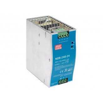 240 W ENKELVOUDIGE UITGANG INDUSTRIËLE DIN RAIL VOEDING 24 V 10 A