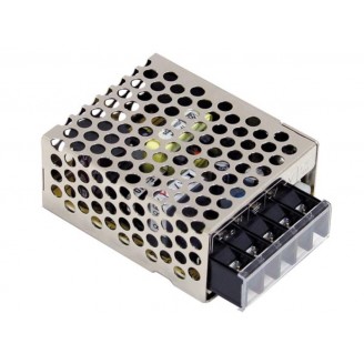 SCHAKELENDE VOEDING VOOR IT-APPARATUUR - 1 UITGANG - 15 W - 12 V - GESLOTEN CHASSIS