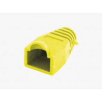 SOEPELE HULS VOOR MODULAIRE PLUG RJ45 - GEEL