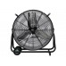 VLOERVENTILATOR - DRUM - METAAL -   60 cm - ZWART
