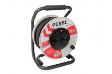 PROFESSIONELE NEOPREEN KABELHASPEL - 25 m - 3G2.5 - 4 STOPCONTACTEN - PENAARDE PROFESSIONELE NEOPREEN KABELHASPEL - 25 m - 3G2.5 - 4 STOPCONTACTEN - PENAARDE