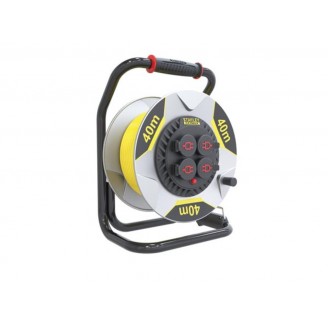 STANLEY FATMAX - PROFESSIONELE  KABELHASPEL MET ANTI TWIST - NEOPREEN - 40 m - 3G2.5 - 4 STOPCONTACTEN