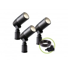 GARDEN LIGHTS - ALDER SET - SPOT - 12 V - 3 st. - 120 lm - 2 W - 3000 K