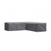 Buitenhoes voor L-vormige loungeset - 215x215x70cm